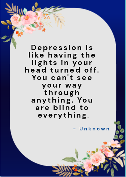 A journey through depression