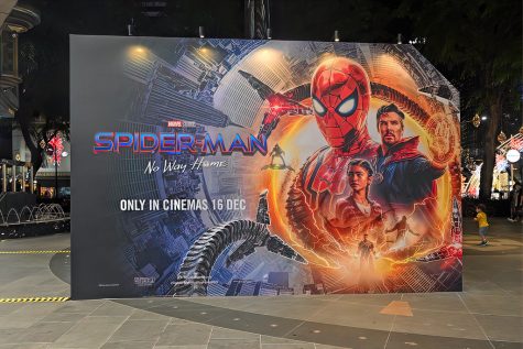 Spider-Man No Way Home sign. Created by Choo Yut Shing