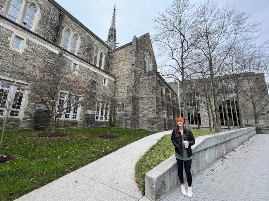 Wood officially visits Loyola Maryland University for the first time. “Attending the school for the first time was extremely nerve wracking but ultimately so exciting,” Wood said. “It sounds cliche but when I stepped onto the campus I knew it was the place for me.”