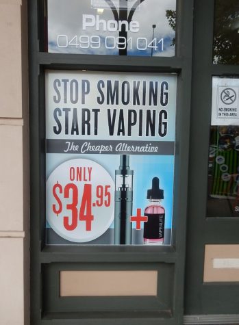 Many advertisements outright market vapes as a safer, smarter alternative to smoking cigarettes.