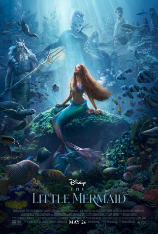 The poster art for The Little Mermaid (2023), released May 26, 2023 and on Disney+ Aug. 30, 2023.