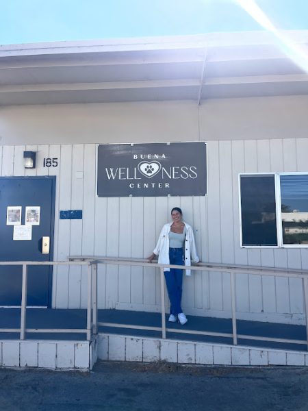 Maciel enjoys her new job in the Wellness Center. 