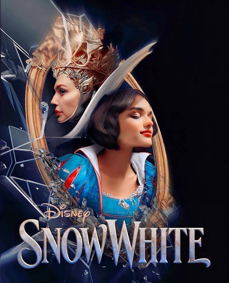 The official poster for the live action Snow White starring Rachel Zegler and Gal Gadot set to be released in 2024.