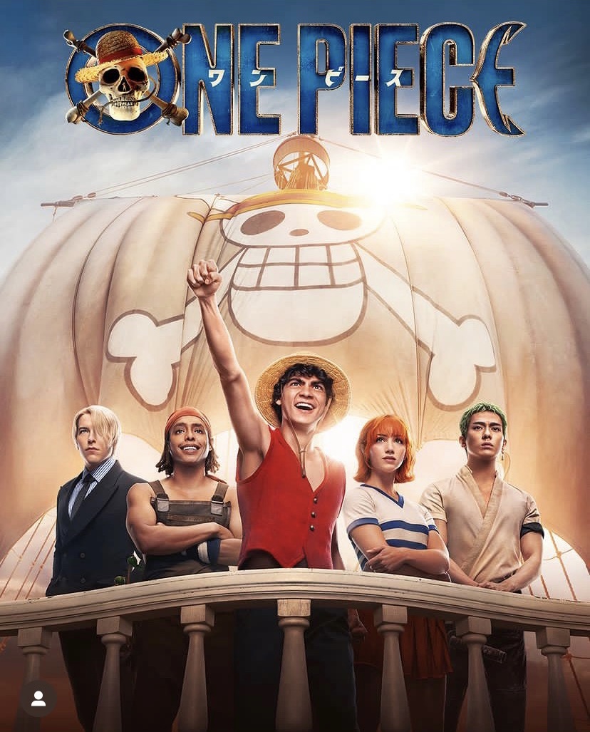 Offical realse poster for One Piece live action TV show.