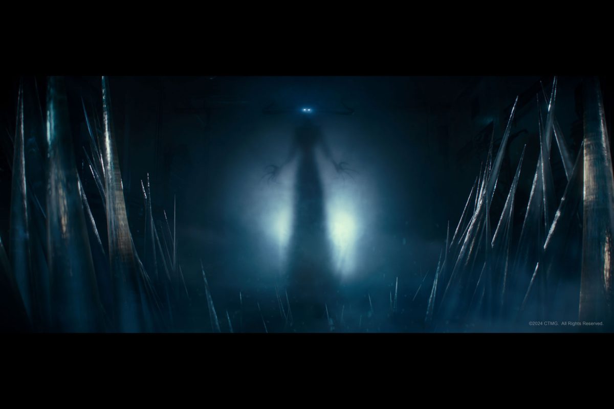 Chilling picture from the movie showing the  entity of Garraka, who can drop the climate to freezing.