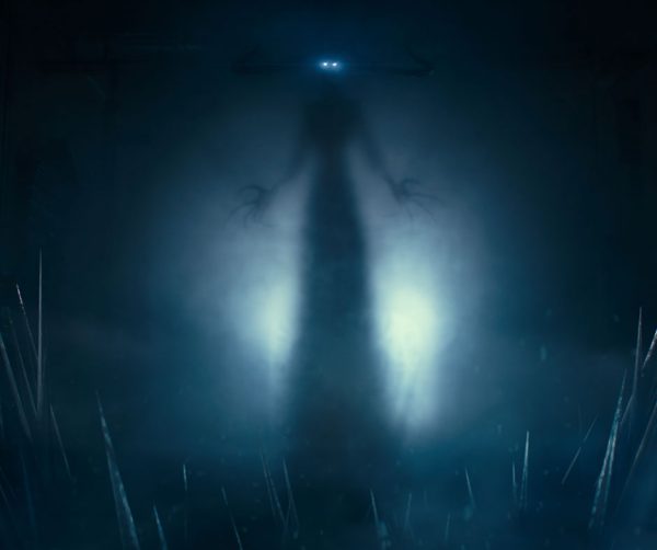 Chilling picture from the movie showing the  entity of Garraka, who can drop the climate to freezing.