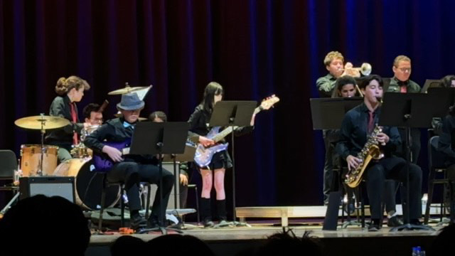 Buena's jazz band during "Whiplash."