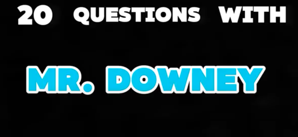 20 questions with Mr. Downey