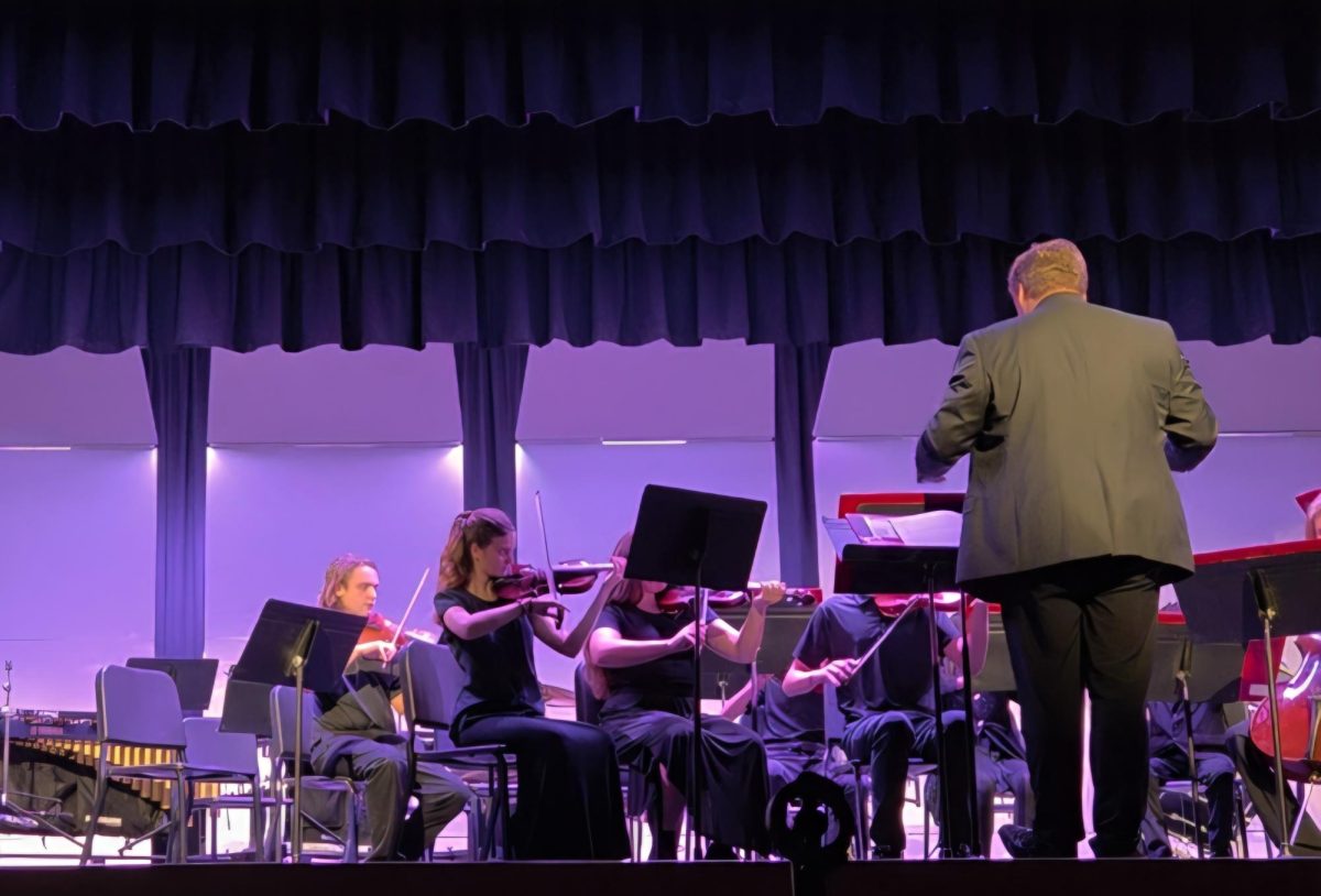 Strings One opening up the night with their pieces as they perform for friends and family.