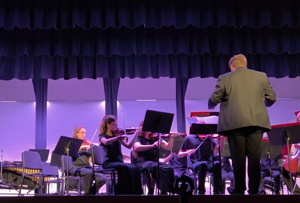 Strings One opening up the night with their pieces as they perform for friends and family.