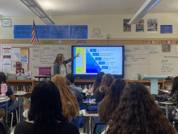 Mrs. Herrera's AP Seminar class in action