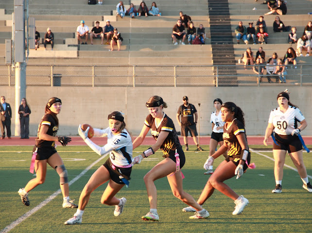 Girls flag football crushed in a rivalry matchup