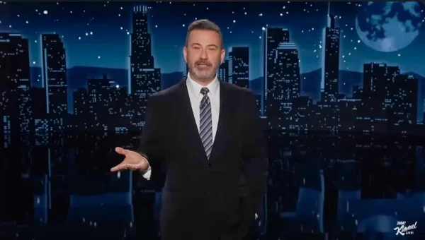 Kimmel during his first show after his temporary suspension. 