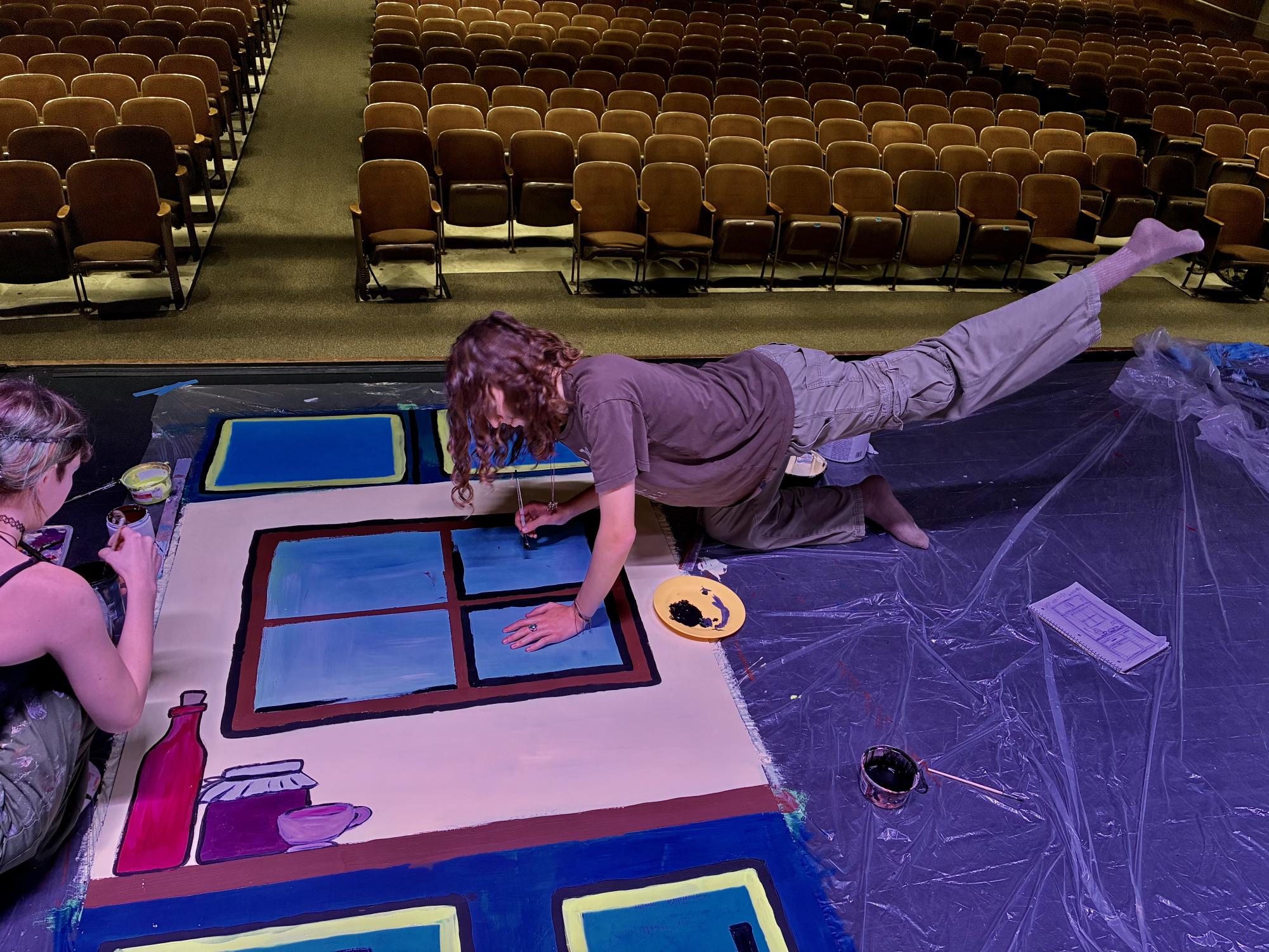 Behind the curtain on Macbeth's stage crew