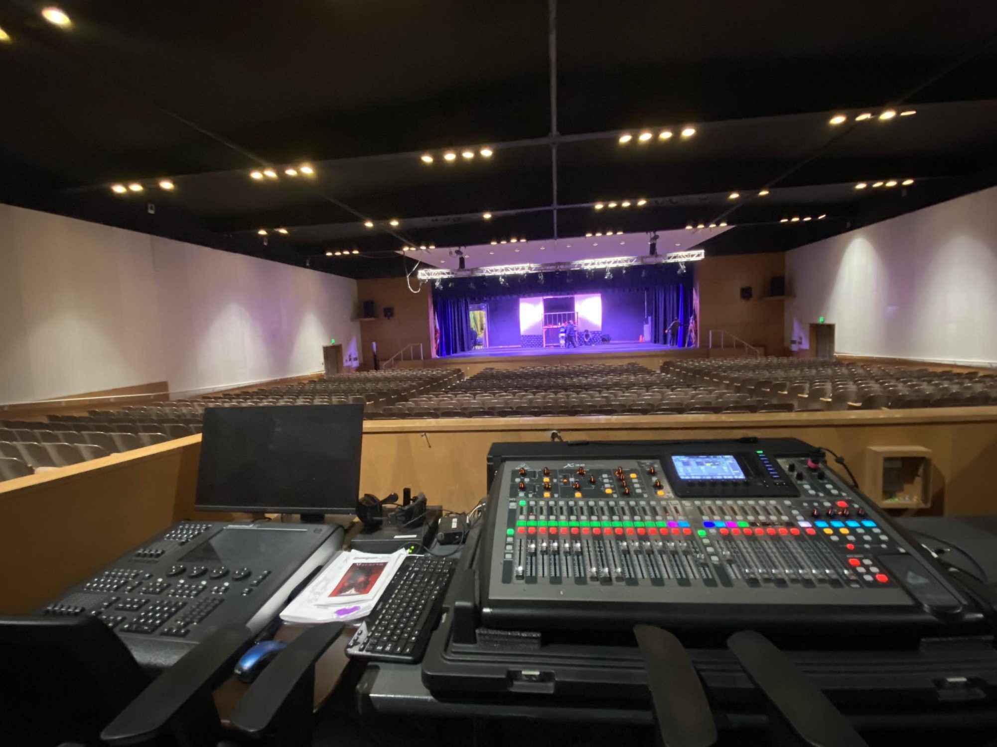 Behind the curtain on Macbeth's stage crew