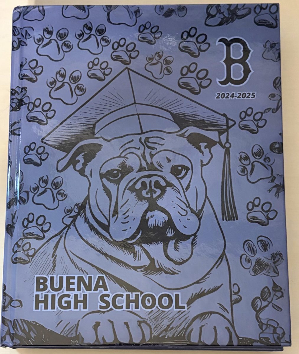 Buena High School 2024-2025 AI generated yearbook cover.