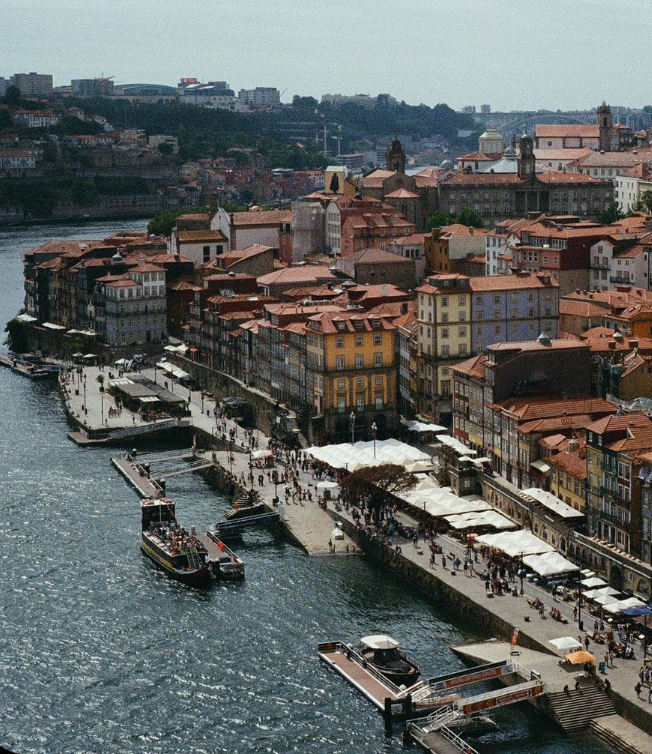 Porto, Portugal port captured on colored film by Senior Naima Dickerson. Her film hobby has traveled with her across multiple continents documenting her elegant, vintage street photography style. "There were so many vibrant houses [in Porto] that I loved to take photos of because I like how busy and how colorful the streets are in Europe," Dickerson said. "There's more freedom to be colorful and creative [in Europe] that I wanted to encapsulate what I don't find [in America]." 