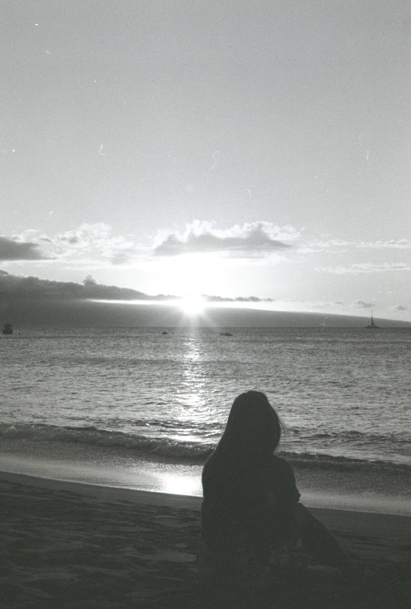 Maui, Hawaii captured on black and white film by avid sports photographer and junior Sebastian Devicent. Known around campus for his professionally appearing digital sports photography, Devicent expanded his creativity with the growth of Buena's film community. 