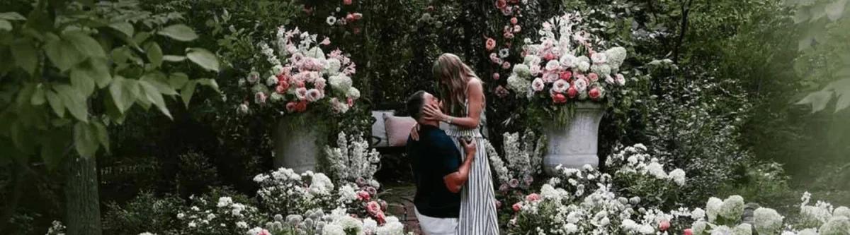 A photo of Travis Kelce's proposal to Taylor Swift featured on their social media accounts.
