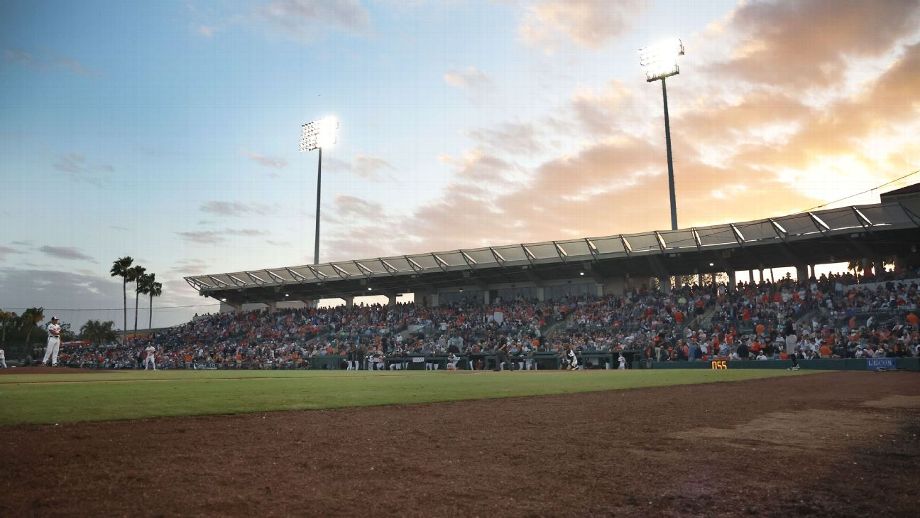 Photo of baseball field.