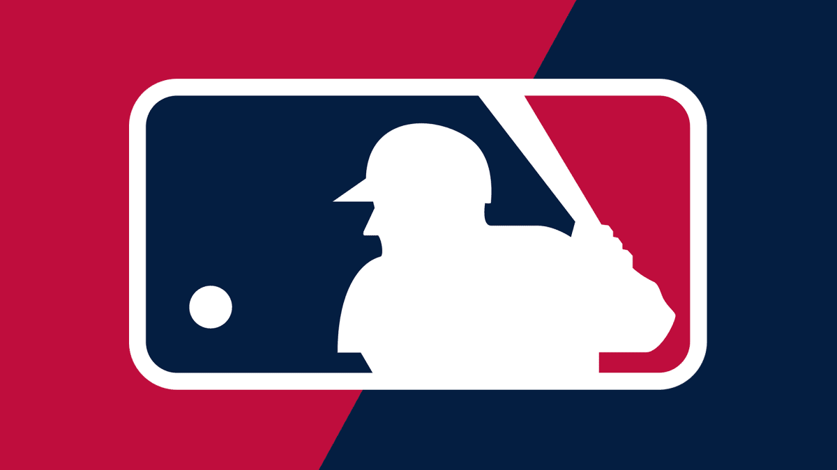 A photo of the MLB logo.
