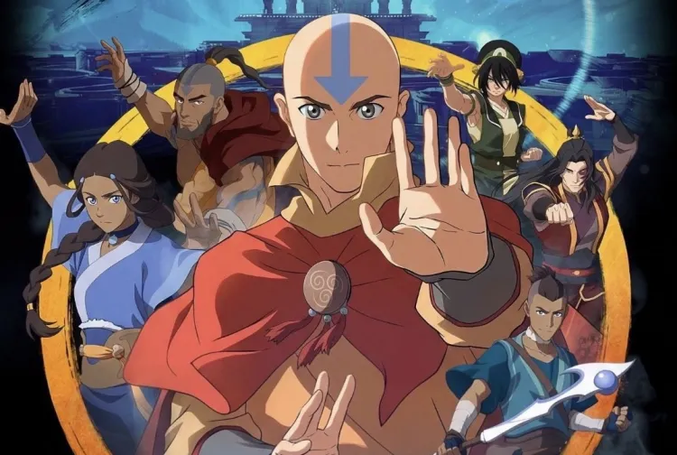 Avatar Aang: The ledgend of Aang trailer cover photo.