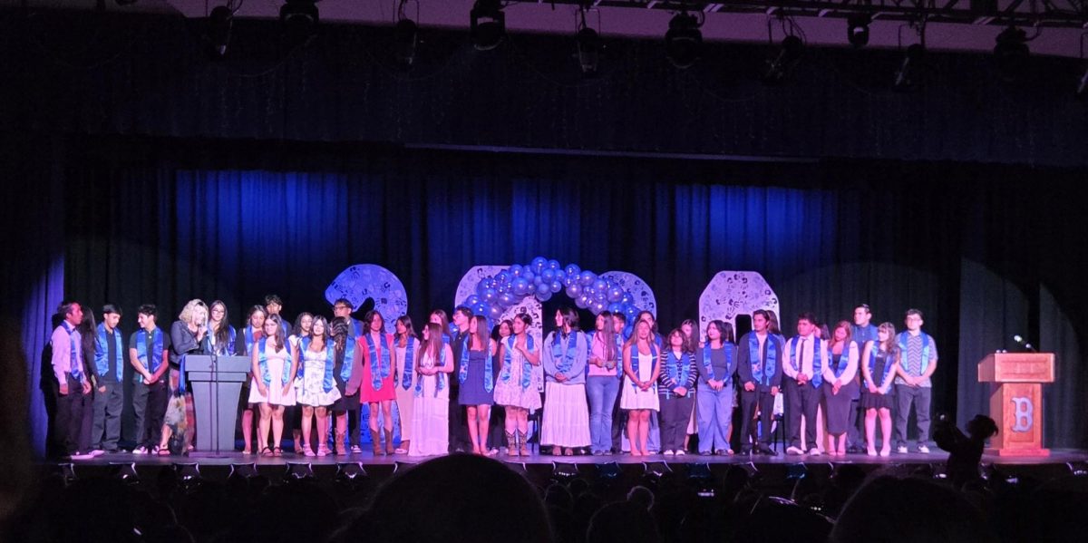 The AVID senior class of 2026 is the biggest in Buena history, with all 39 seniors receiving a customary blue stole.