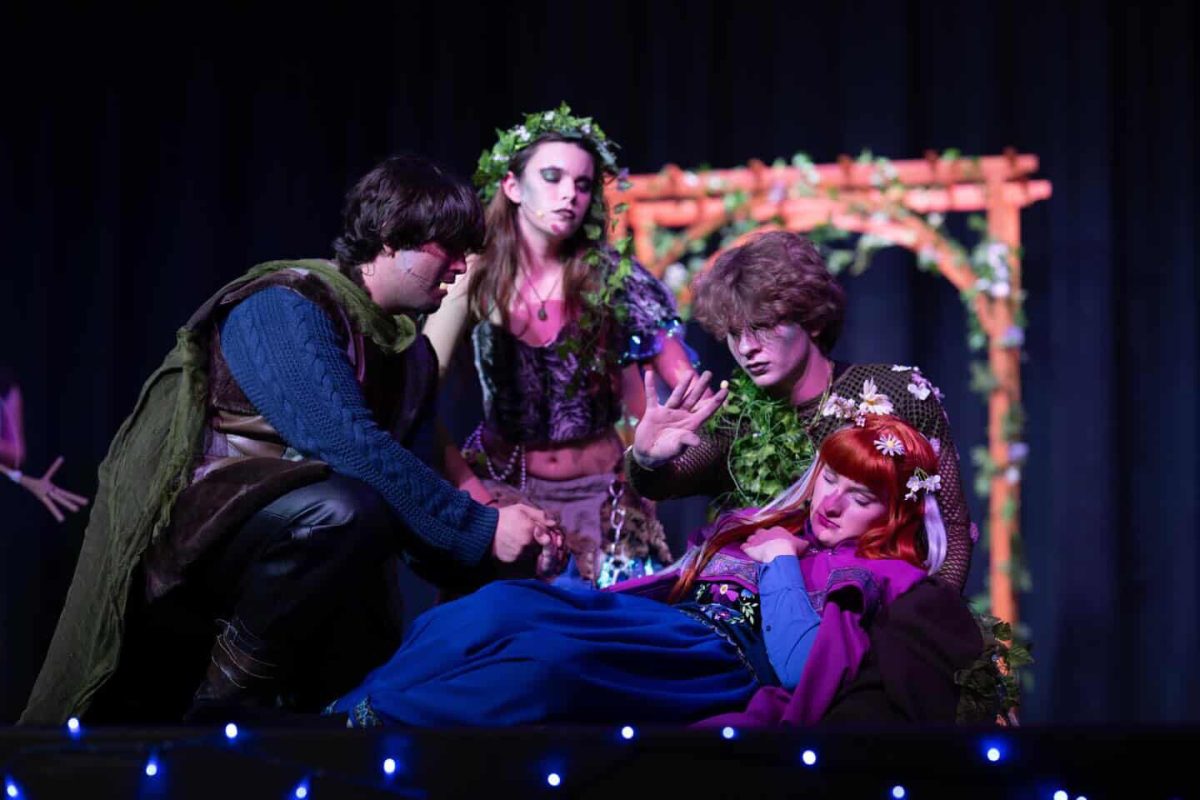 Coyner as Grand Pabbie in this year's school musical, Frozen