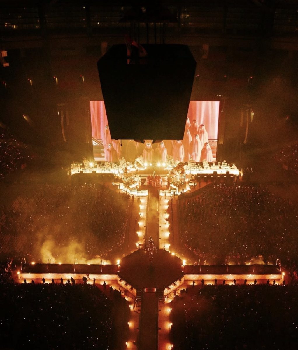 Overhead picture of the "After Hours Till Dawn" concert.